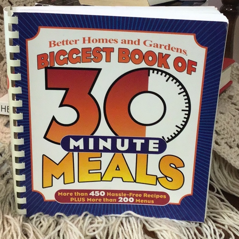 Books, buy 1 get 1 free.  Better Homes and Gardens 30 min meals